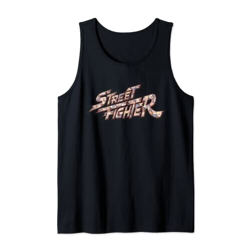 Débardeur Street Fighter noir homme/femme