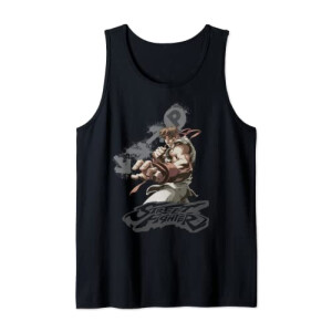 Débardeur Street Fighter noir homme/femme