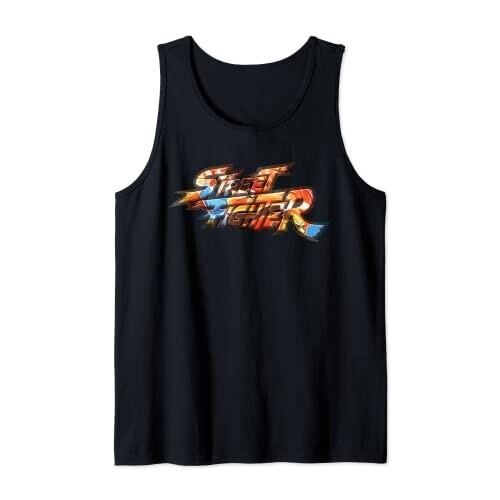 Débardeur Street Fighter noir homme/femme