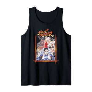 Débardeur Street Fighter noir homme/femme