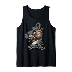 Débardeur Street Fighter noir homme/femme