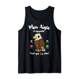 Débardeur Aigle noir femme