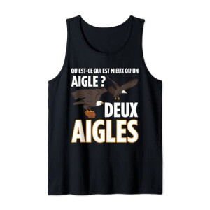 Débardeur Aigle noir homme/femme