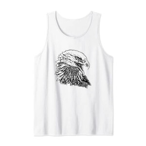 Débardeur Aigle blanc homme/femme