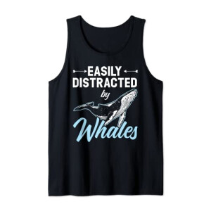 Débardeur Baleine noir homme/femme
