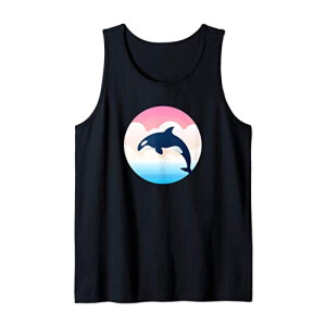 Débardeur Baleine noir homme/femme