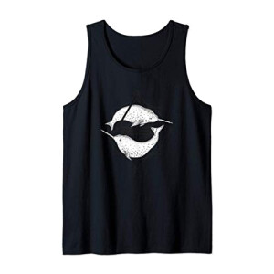 Débardeur Baleine noir homme/femme