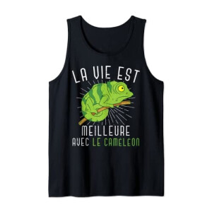 Débardeur Caméléon noir homme/femme