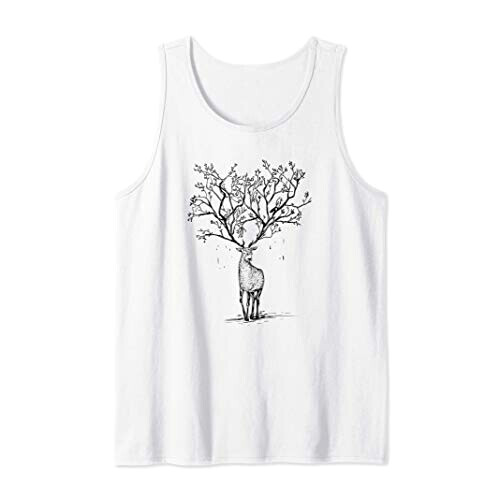 Débardeur Cerf blanc homme/femme