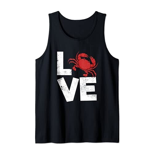 Débardeur Crabe noir homme/femme