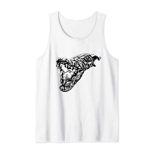 Débardeur Crocodile blanc homme/femme