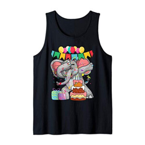 Débardeur Éléphant noir homme/femme