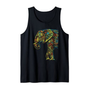 Débardeur Éléphant noir homme/femme