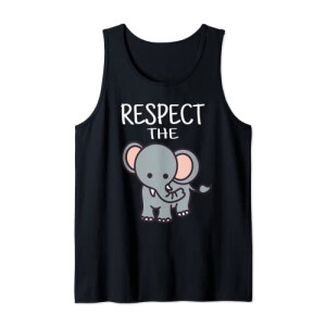 Débardeur Éléphant noir fille/garçon