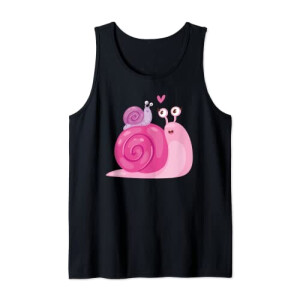 Débardeur Escargot noir homme/femme
