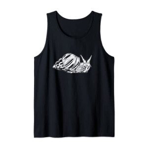 Débardeur Escargot noir homme/femme