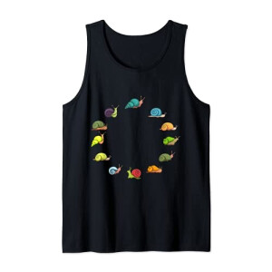 Débardeur Escargot noir homme/femme
