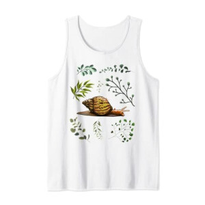 Débardeur Escargot blanc homme/femme