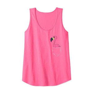 Débardeur Flamant rose rose femme