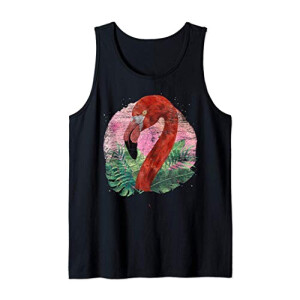 Débardeur Flamant rose noir homme/femme