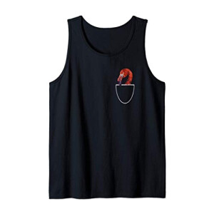 Débardeur Flamant rose noir homme/femme