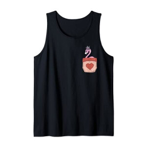 Débardeur Flamant rose noir homme/femme