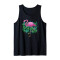 Débardeur Flamant rose noir homme/femme - miniature