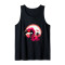 Débardeur Flamant rose noir homme/femme - miniature