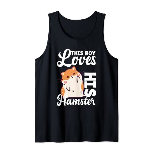 Débardeur Hamster noir garçon