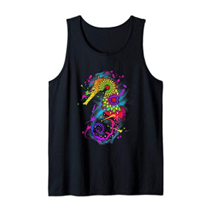 Débardeur Hippocampe noir homme/femme