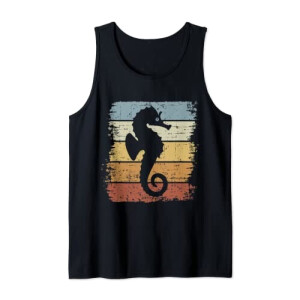 Débardeur Hippocampe noir homme/femme