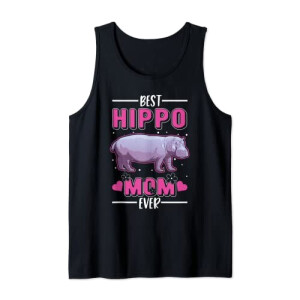 Débardeur Hippopotame noir homme/femme
