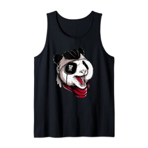 Débardeur Panda noir homme/femme
