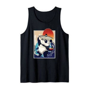 Débardeur Panda noir homme/femme