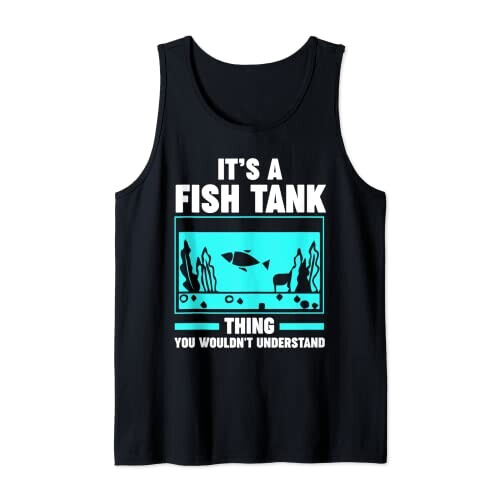 Débardeur Poisson noir homme/femme
