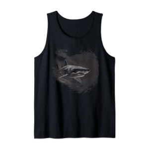 Débardeur Requin noir homme/femme