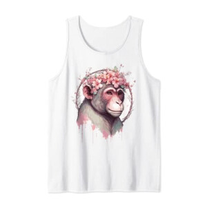 Débardeur Singe blanc homme/femme