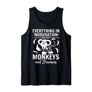 Débardeur Singe noir homme/femme