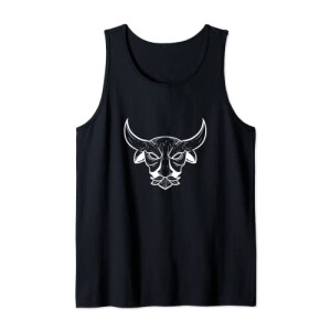 Débardeur Taureau noir homme/femme