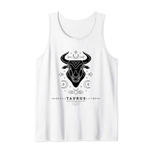 Débardeur Taureau blanc homme/femme