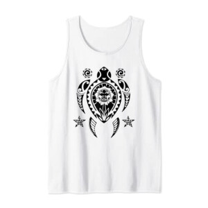 Débardeur Tortue blanc homme/femme