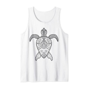 Débardeur Tortue blanc fille/garçon