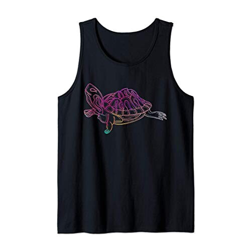 Débardeur Tortue noir homme/femme