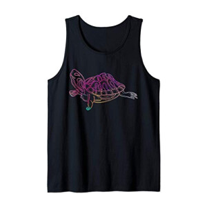 Débardeur Tortue noir homme/femme