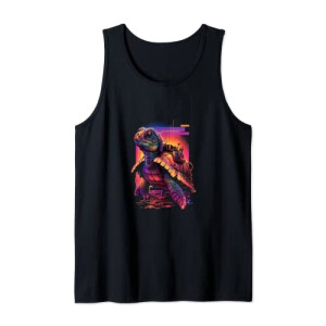 Débardeur Tortue noir homme/femme