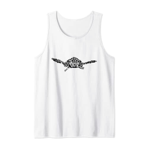 Débardeur Tortue blanc homme/femme