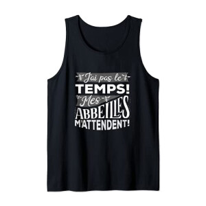 Débardeur Abeille noir homme/femme