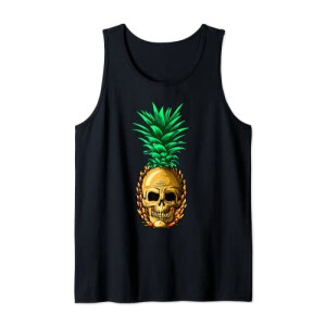 Débardeur Ananas noir homme/femme