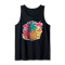 Débardeur Ananas noir homme/femme - miniature