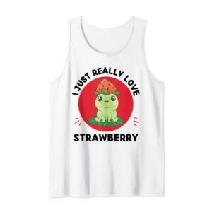 Débardeur Fraise bleu homme/femme